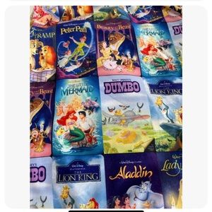 BNWT Disney Parks retro VHS cover leggings